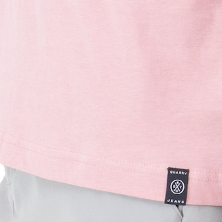 Foto 4 | Playera Manga Corta Slim Fit Básica Quarry Rosa para Hombre