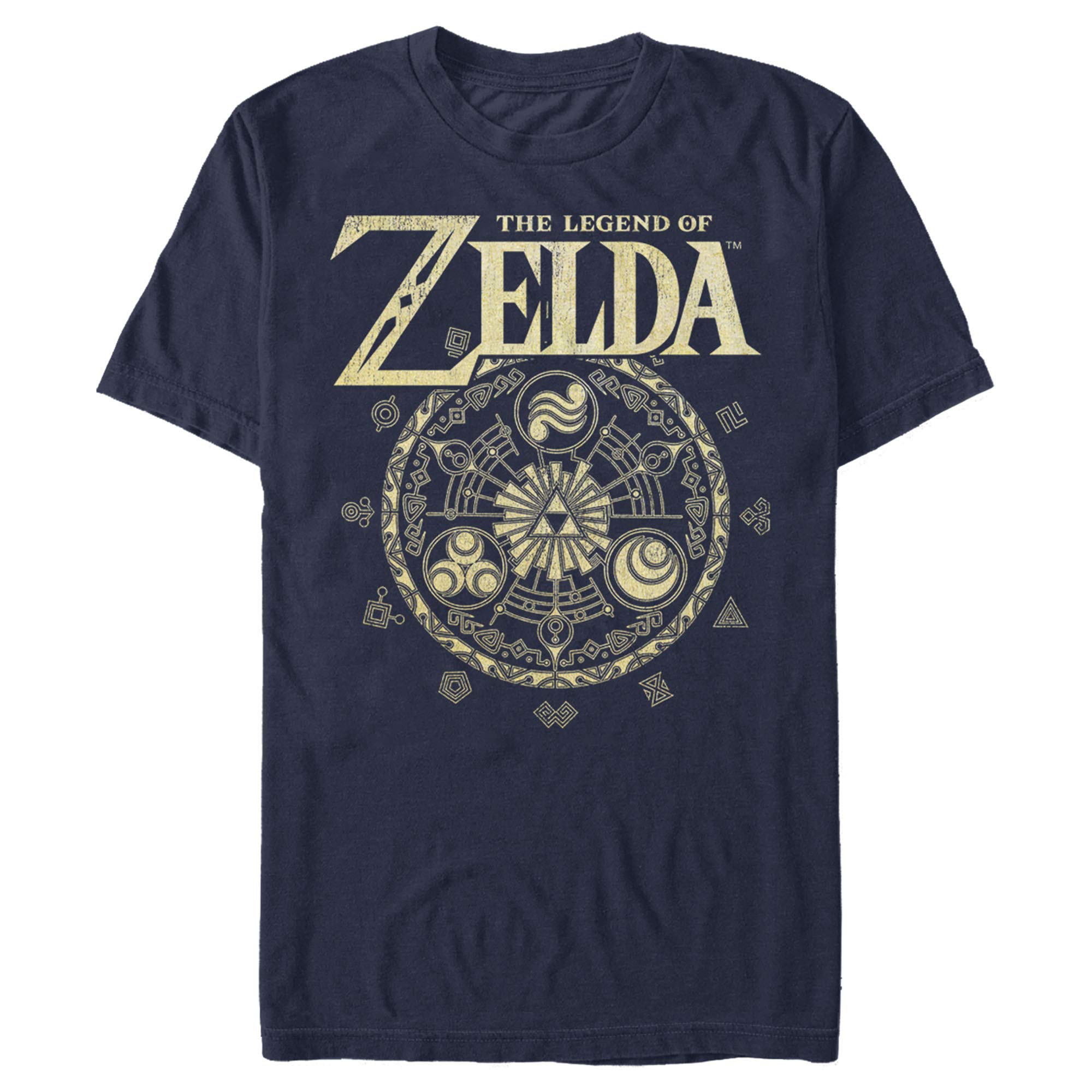 Foto 2 pulgar | Camiseta Nintendo Zelda Cir Para Hombre Azul Marino, Talla L - Venta Internacional.