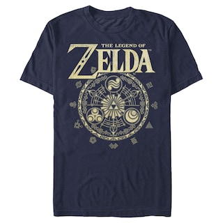 Foto 1 | Camiseta Nintendo Zelda Cir Para Hombre Azul Marino, Talla L - Venta Internacional.
