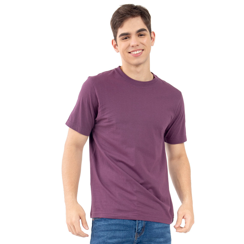 Foto 2 pulgar | Playera de Manga Corta Slim Fit Quarry Morada para Hombre