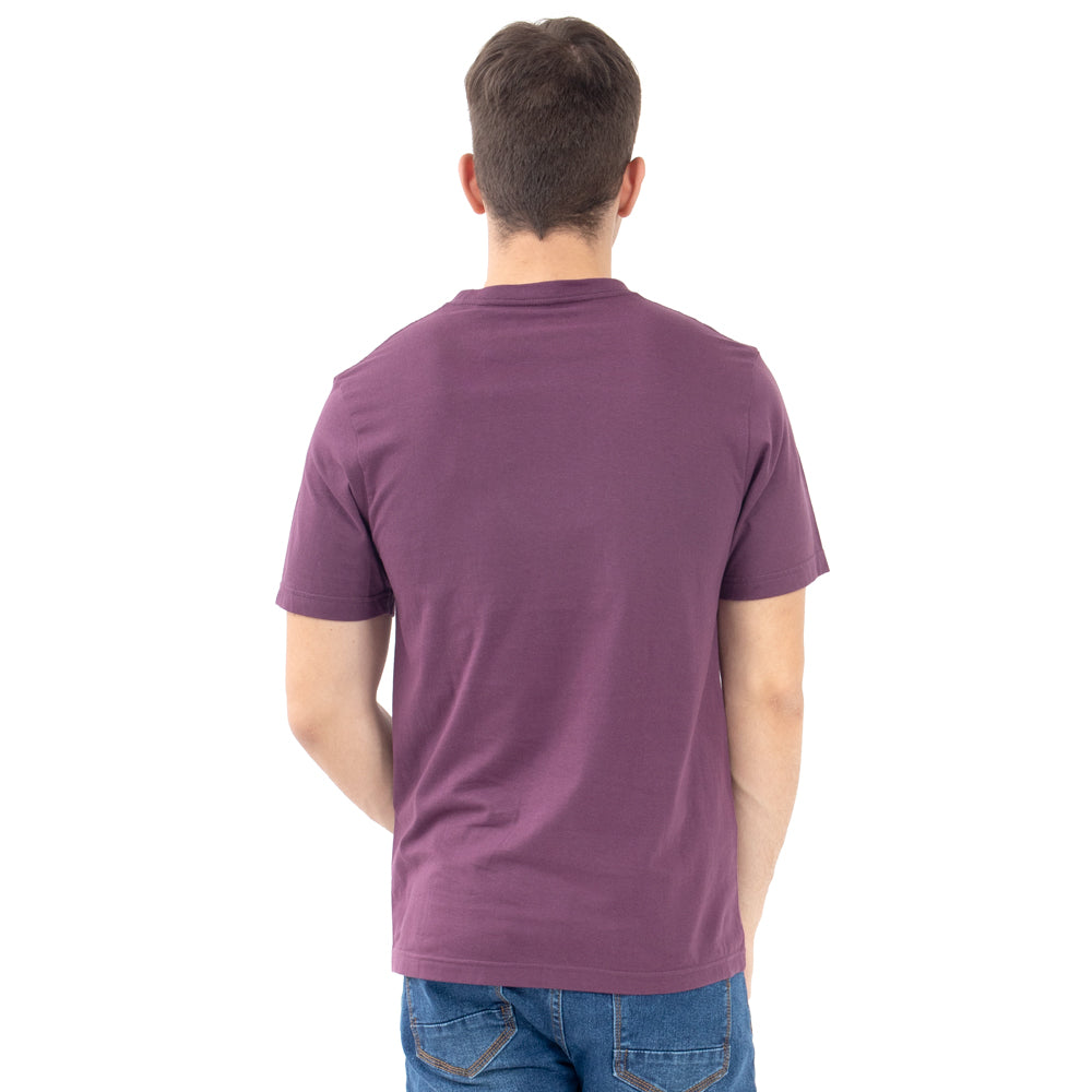 Foto 4 pulgar | Playera de Manga Corta Slim Fit Quarry Morada para Hombre