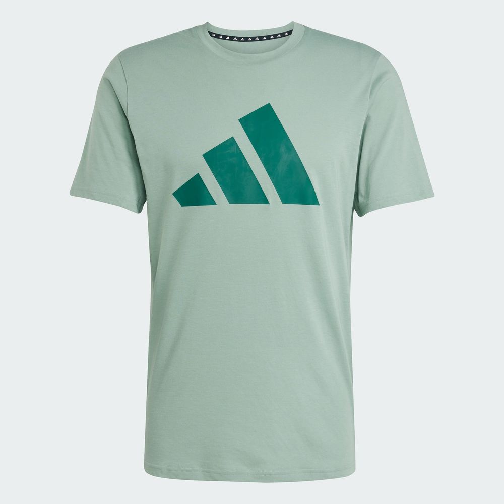 Foto 4 pulgar | Playera Deportiva Train Essentials Feelready Logo Adidas Verde Hombre