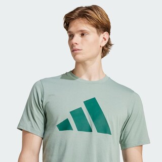 Foto 6 | Playera Deportiva Train Essentials Feelready Logo Adidas Verde Hombre