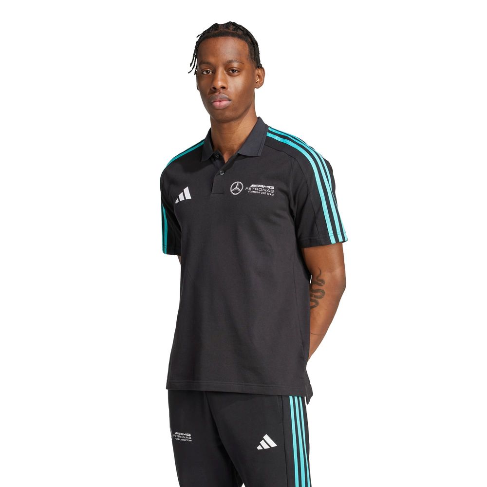 Foto 3 pulgar | Mer Dna Polo M Adidas Negro Hombre
