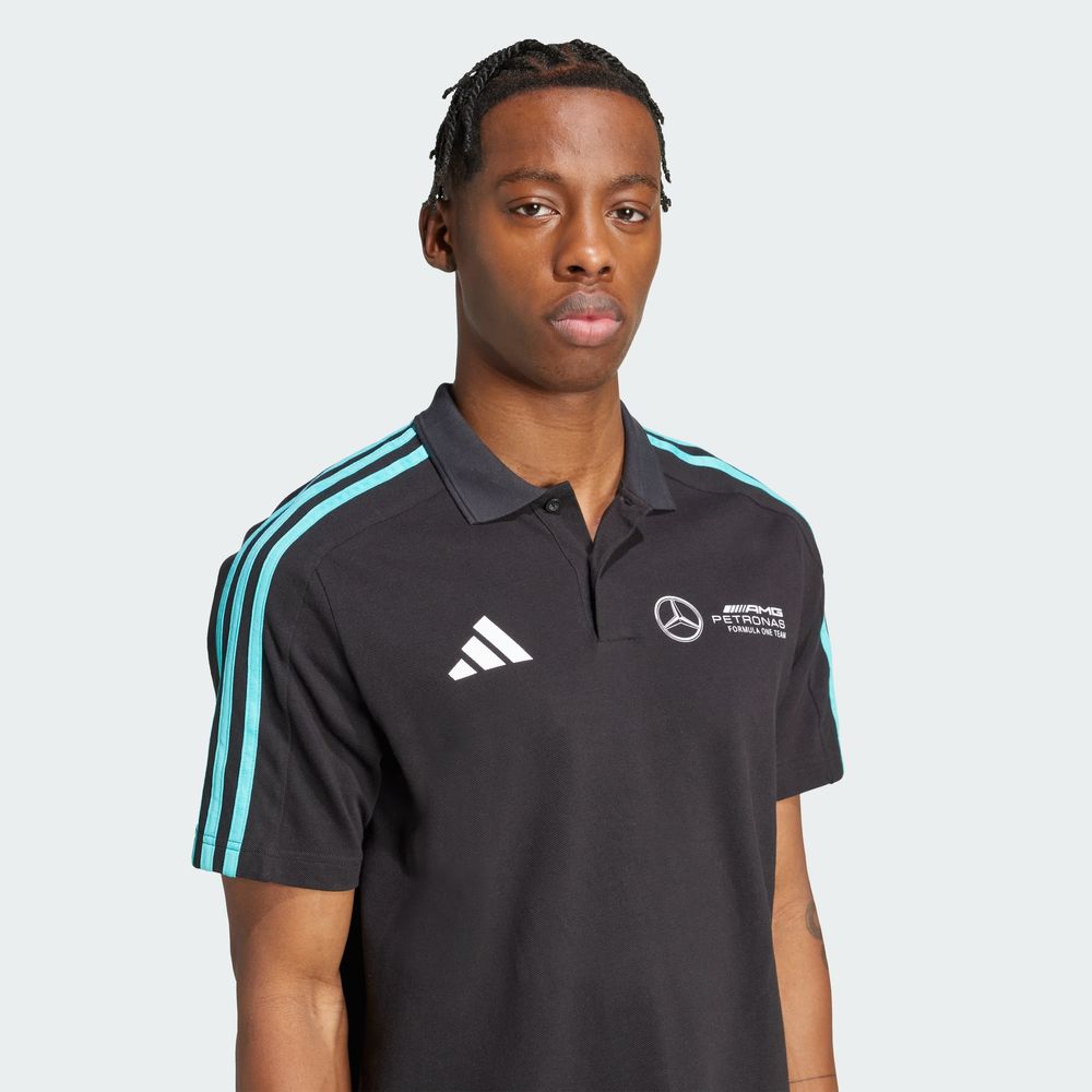 Foto 8 pulgar | Mer Dna Polo M Adidas Negro Hombre