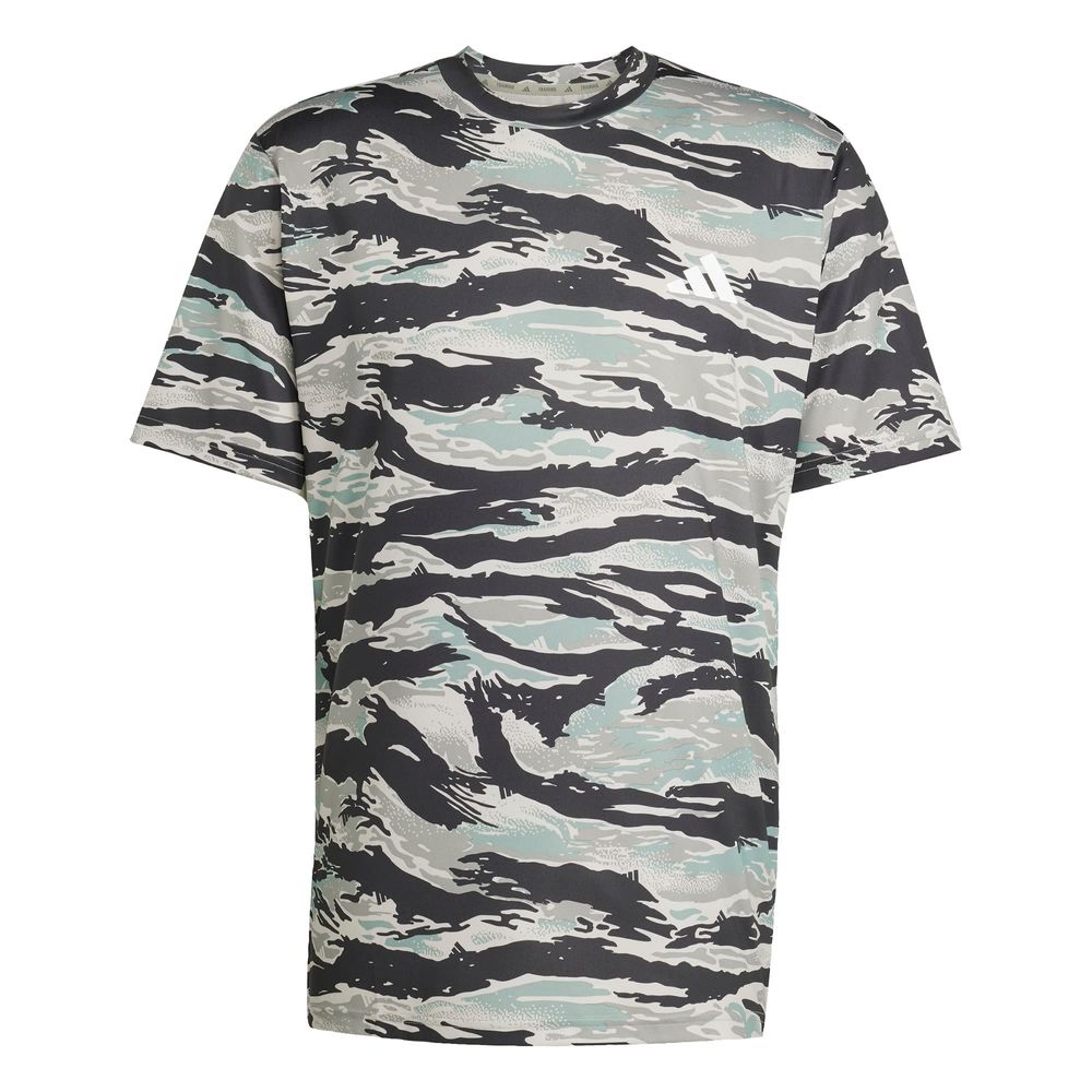 Foto 2 pulgar | Camo Aop Tee Adidas Verde Hombre