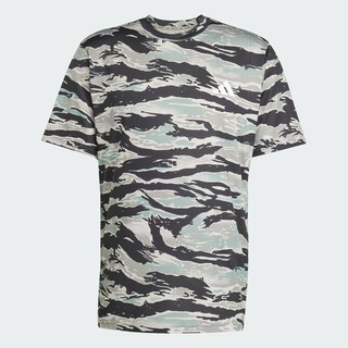 Foto 3 | Camo Aop Tee Adidas Verde Hombre