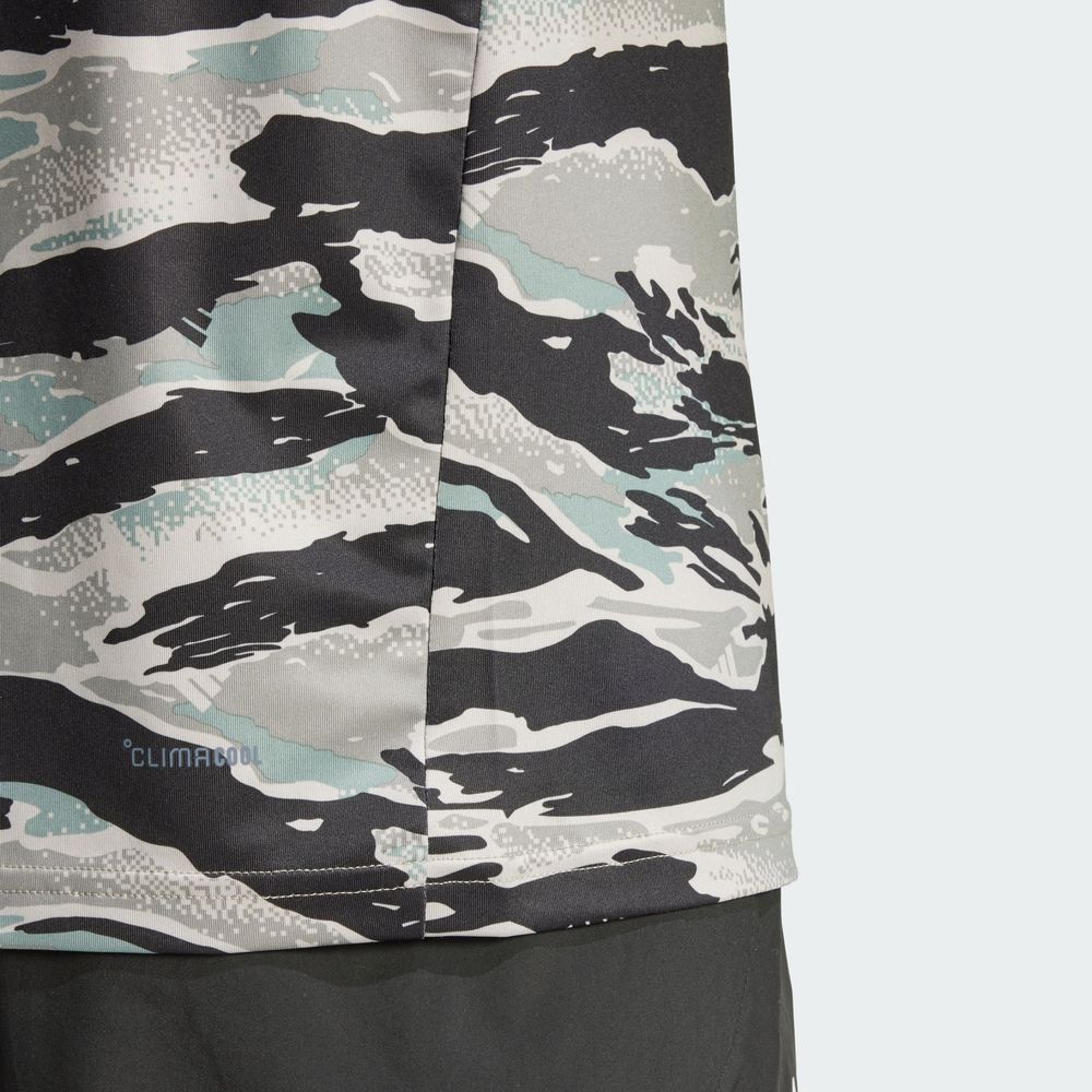 Foto 7 | Camo Aop Tee Adidas Verde Hombre