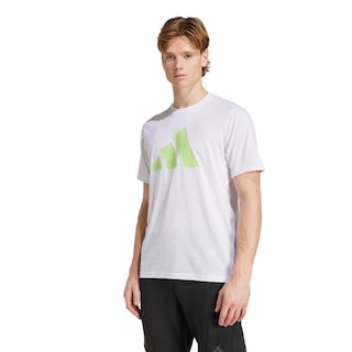 Foto 2 | Playera Deportiva Train Essentials Feelready Logo Adidas Blanco Hombre