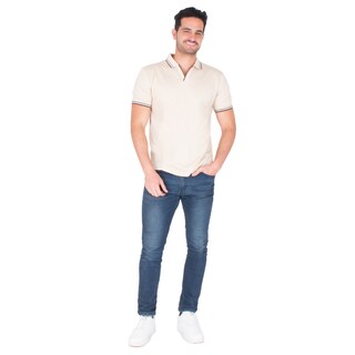 Foto 3 | Generra | Playera Tipo Polo Casual De Cuello V Para Caballero