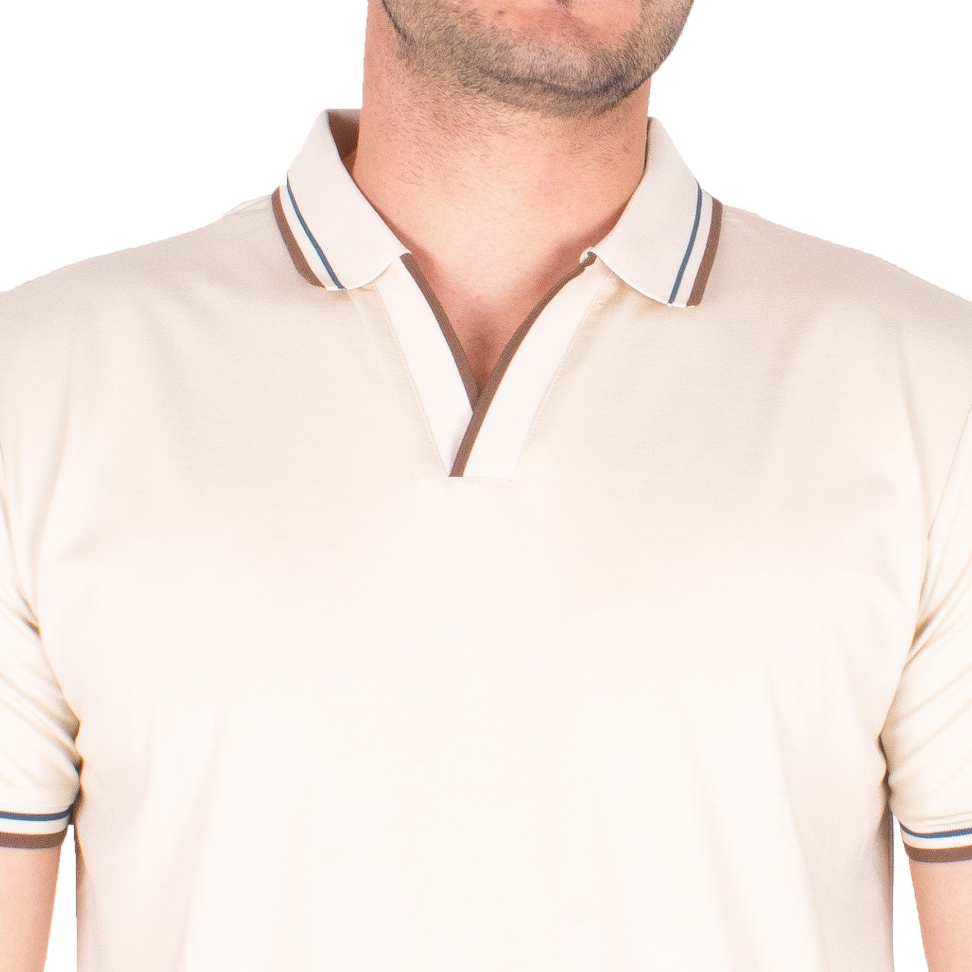 Foto 5 pulgar | Generra | Playera Tipo Polo Casual De Cuello V Para Caballero