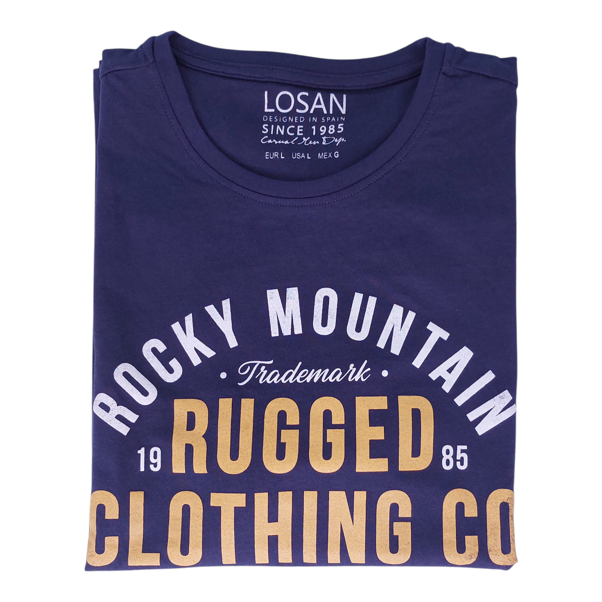 Foto 5 pulgar | Playera ''rugged Clothing Co'' Para Caballero Losan
