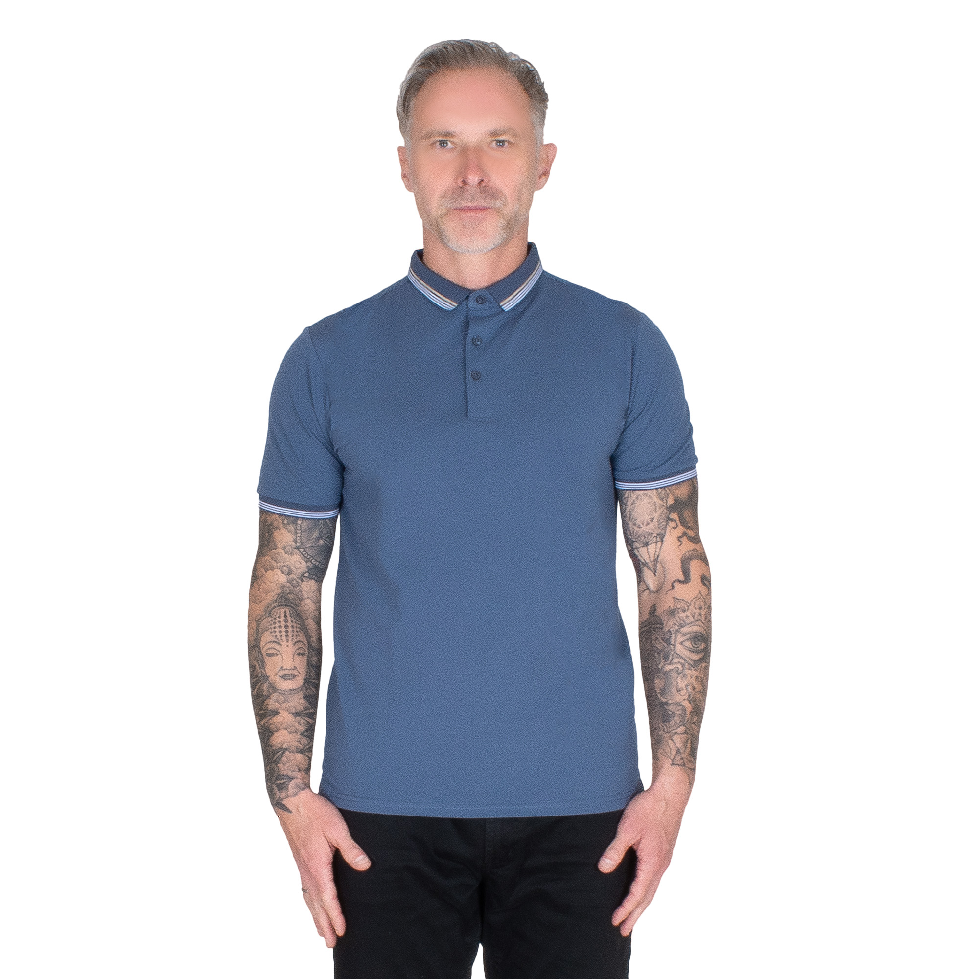 Generra | Playera Tipo Polo Casual Para Hombre