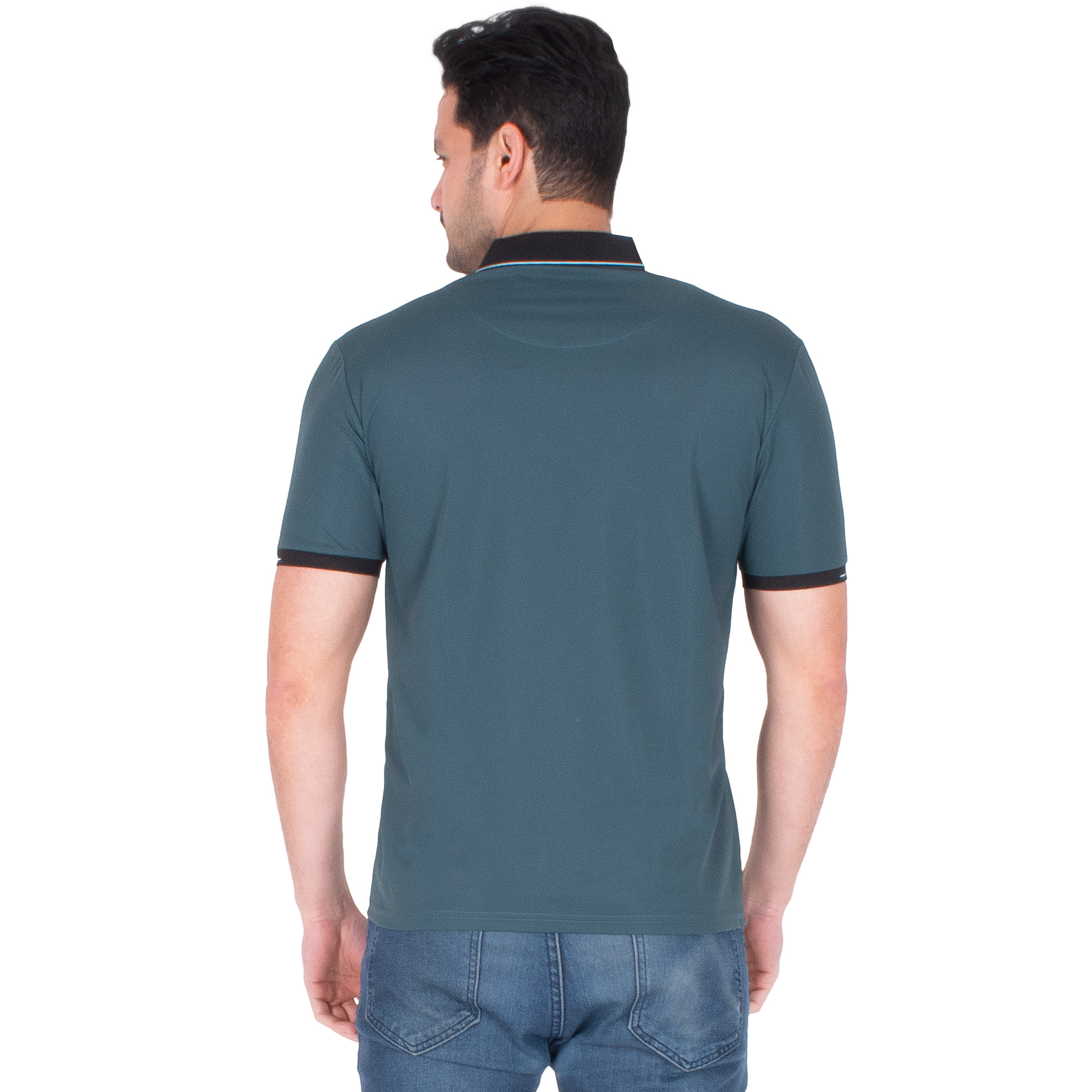 Foto 3 pulgar | Generra | Playera Tipo Polo Con Ribetes A Rayas Para Hombre
