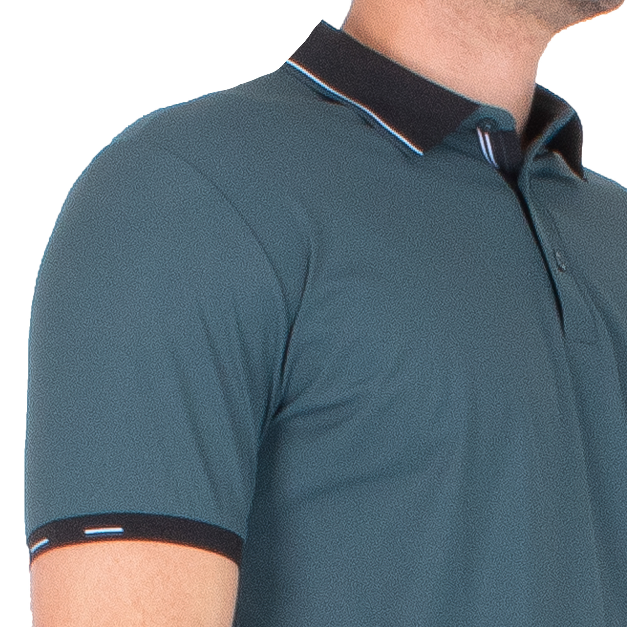 Foto 5 pulgar | Generra | Playera Tipo Polo Con Ribetes A Rayas Para Hombre