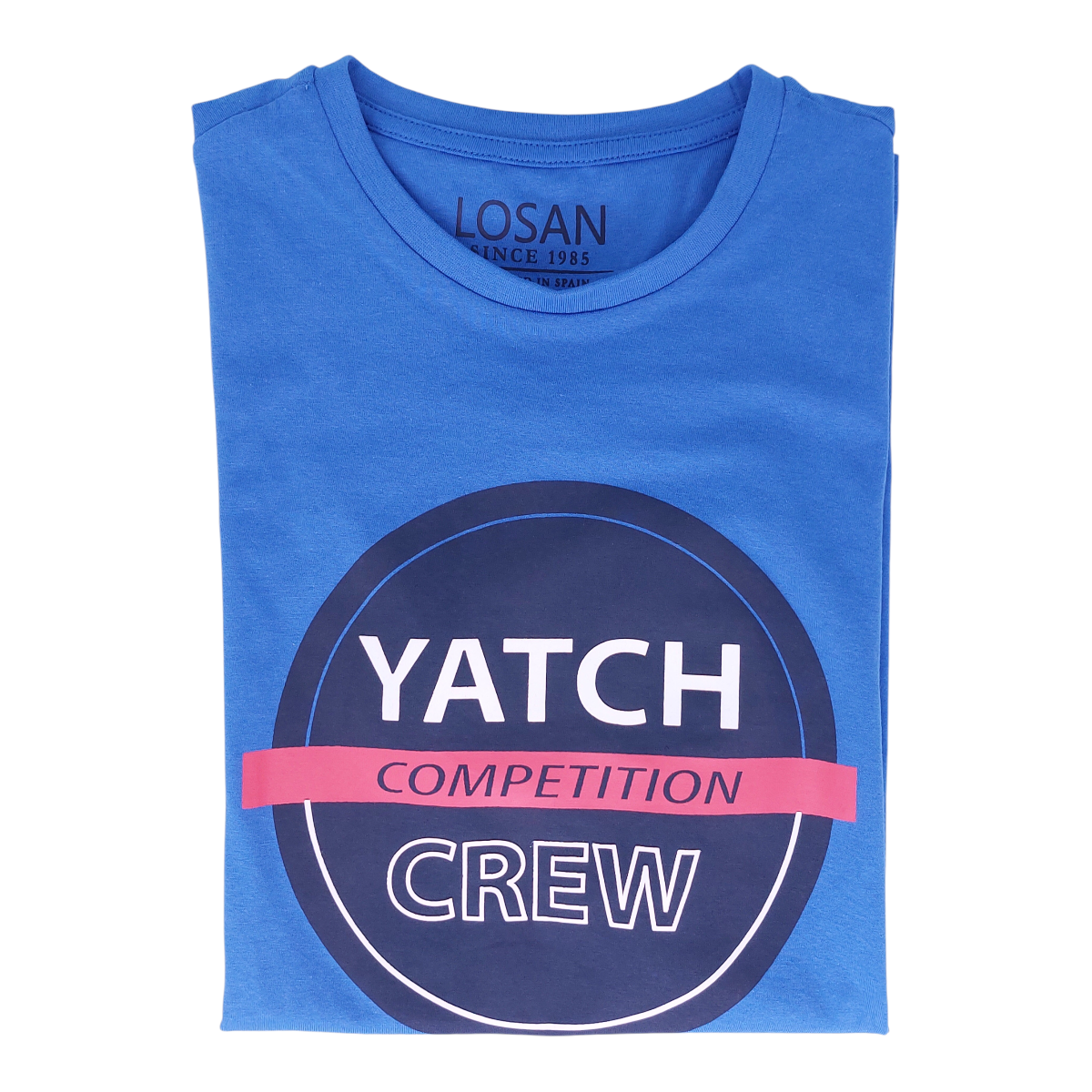 Foto 6 pulgar | Playera ''yatch Competition Crew'' Para Caballero Losan
