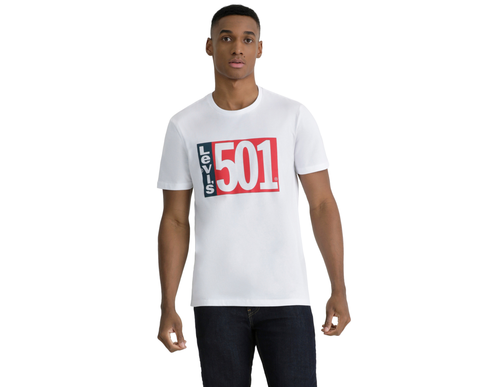 Foto 2 pulgar | Playera Levi’s Sportswear Blanco para Hombre