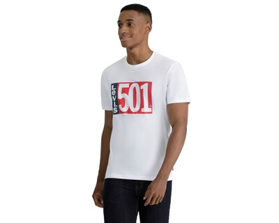 Foto 5 | Playera Levi’s Sportswear Blanco para Hombre