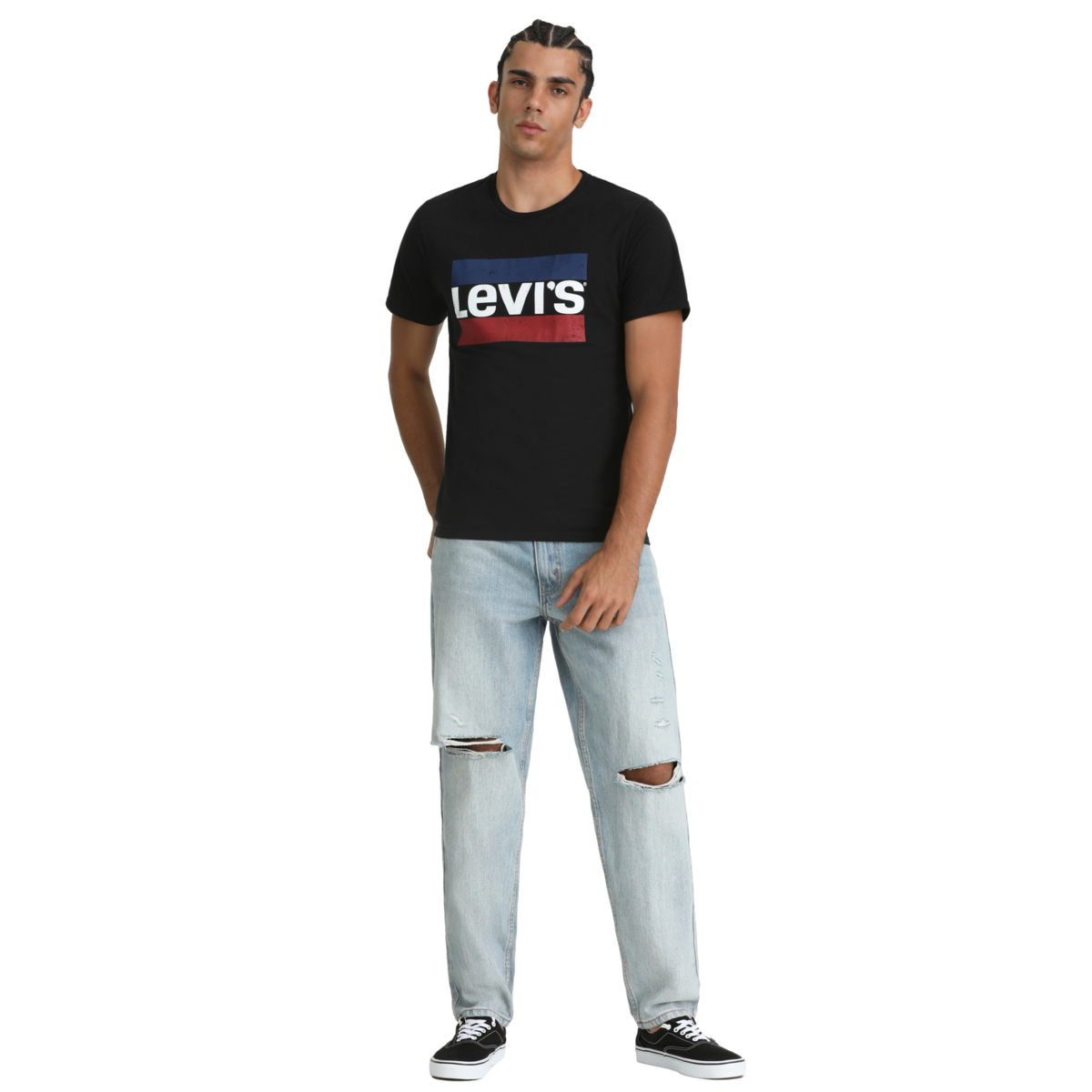 Foto 4 | Playera Sportswear 56195-0909 Hombre Negro Levi’s