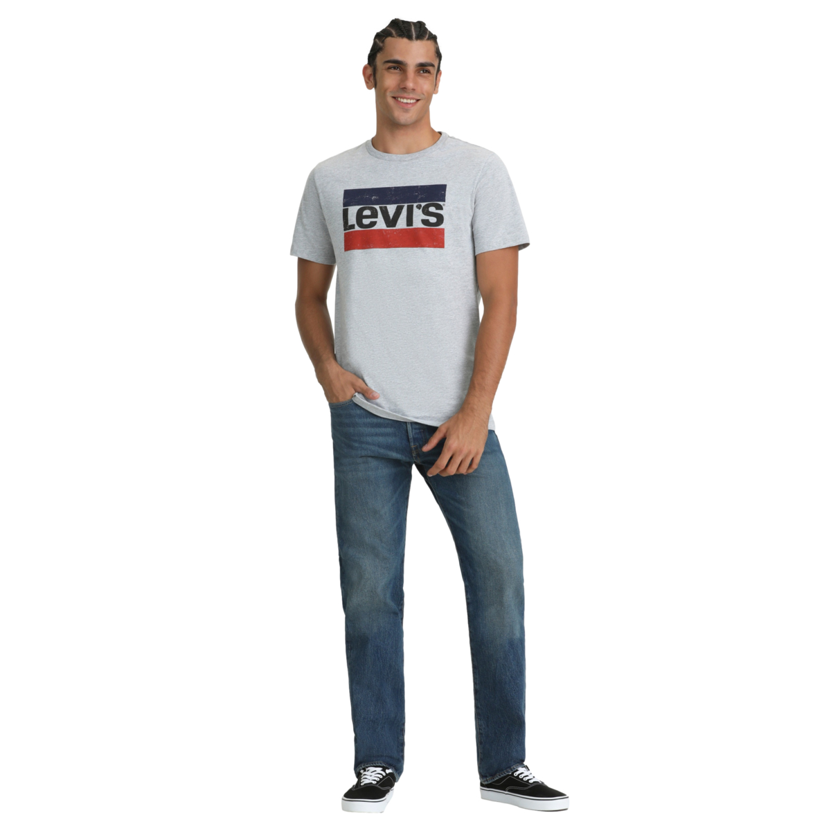 Foto 5 pulgar | Playera Sportswear 56195-0907 Hombre Gris Levi’s