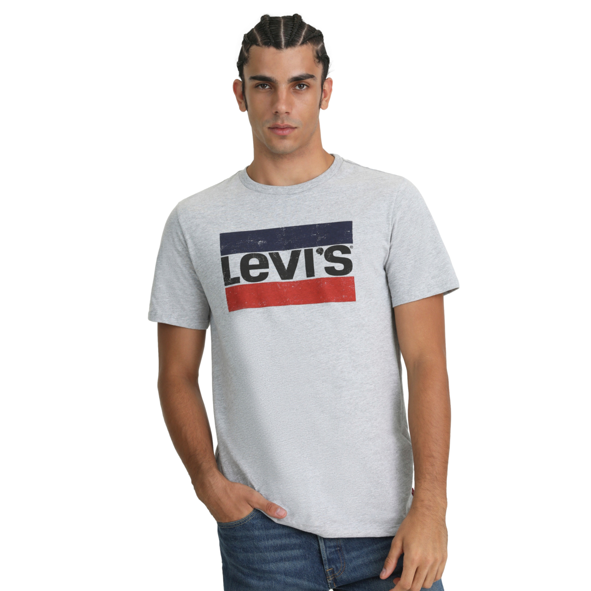 Foto 6 pulgar | Playera Sportswear 56195-0907 Hombre Gris Levi’s