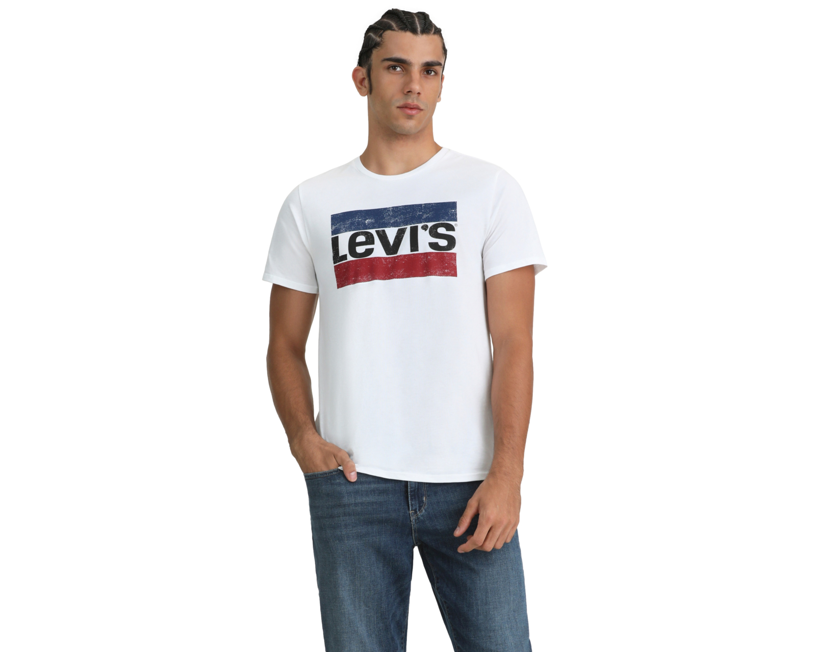 Playera Sportswear 56195-0908 Hombre Blanco Levi’s