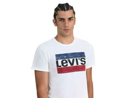 Foto 6 | Playera Sportswear 56195-0908 Hombre Blanco Levi’s