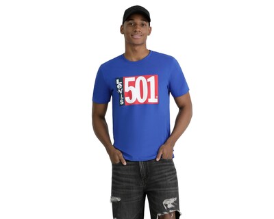 Foto 1 | Playera Levi’s Sportswear Azul para Hombre