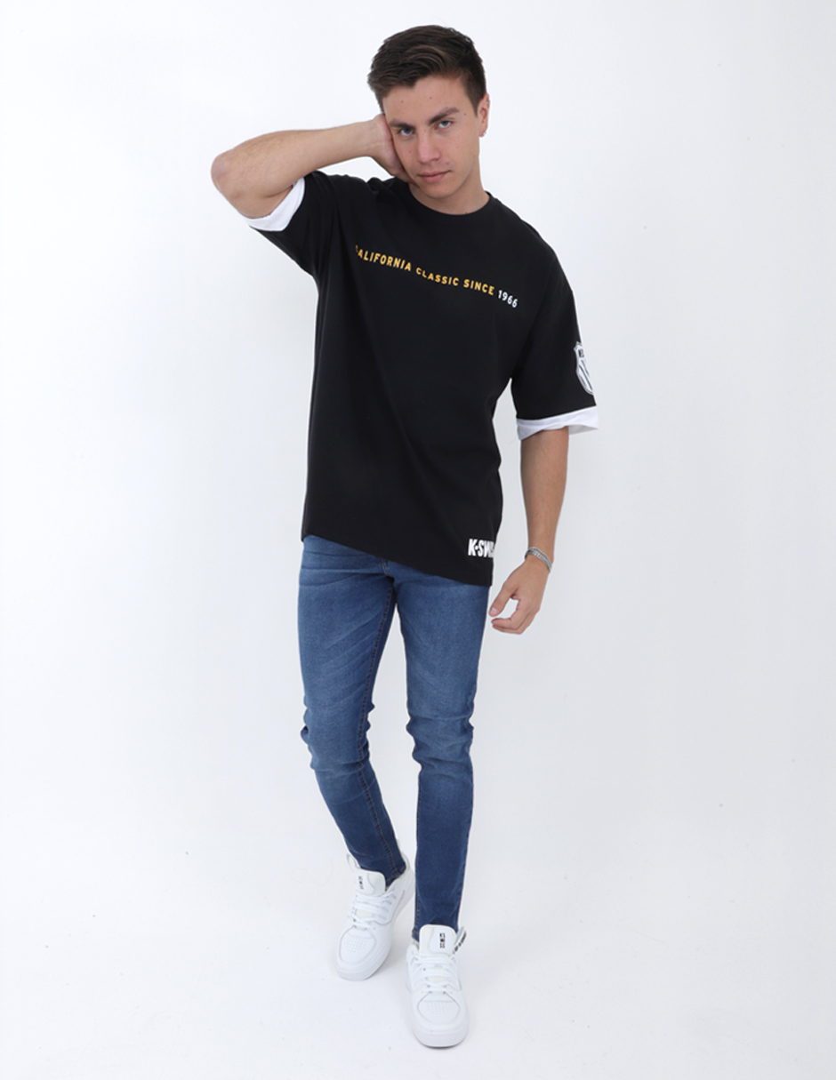 Foto 2 pulgar | Playera Casual Over K-swiss Para Hombre