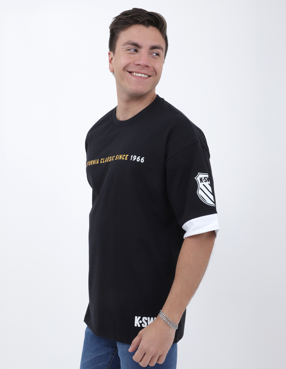 Foto 3 pulgar | Playera Casual Over K-swiss Para Hombre