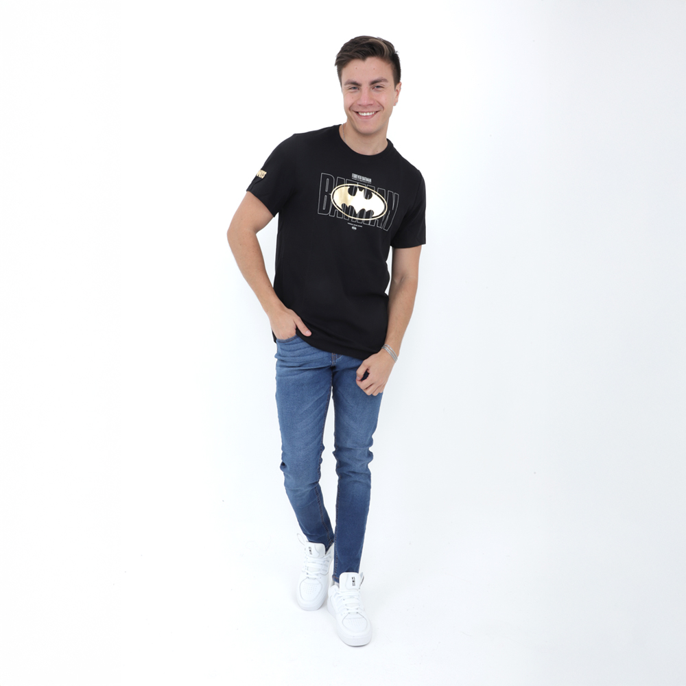 Foto 2 pulgar | Playera Casual Gold Batman K-swiss Para Hombre