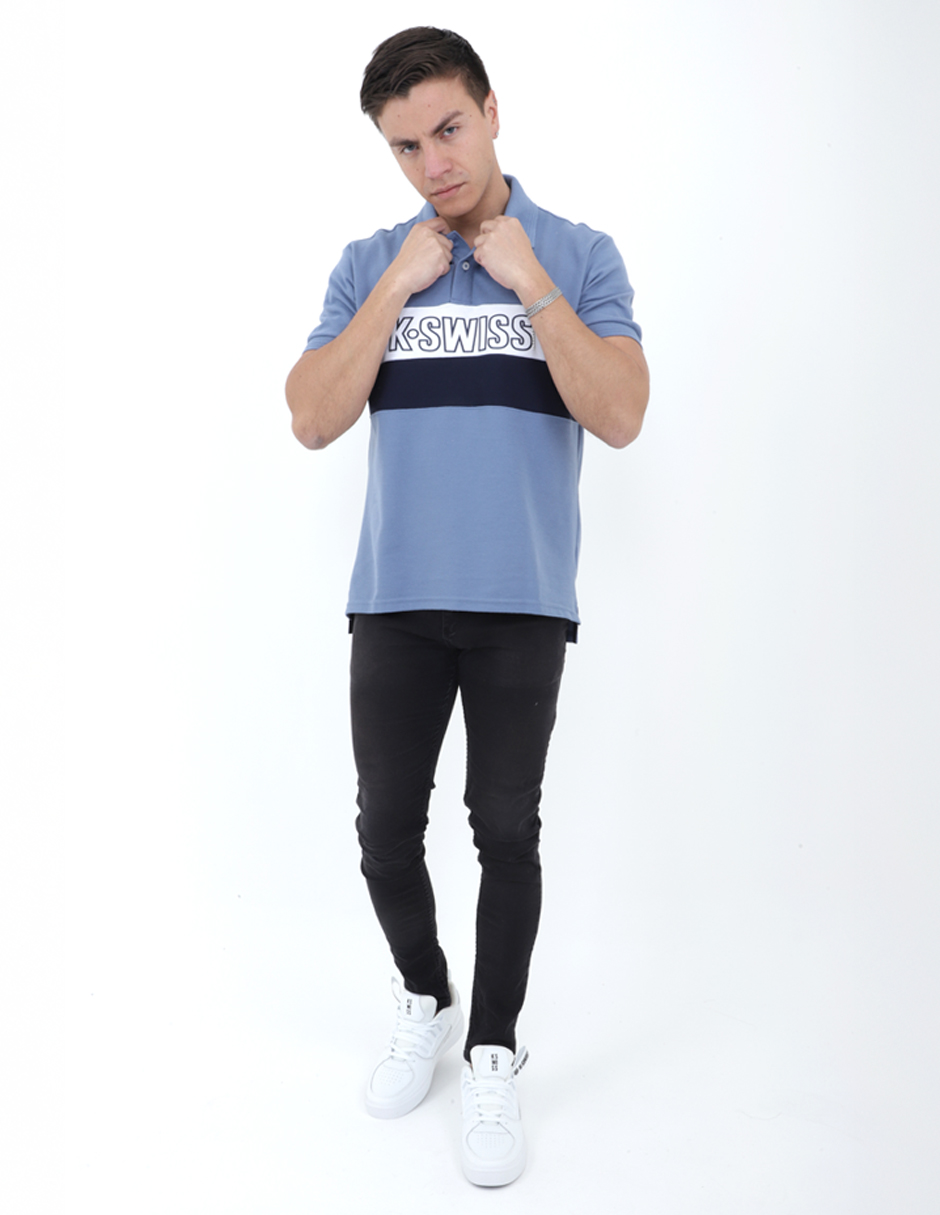 Playera Casual Ps014 K-swiss Para Hombre