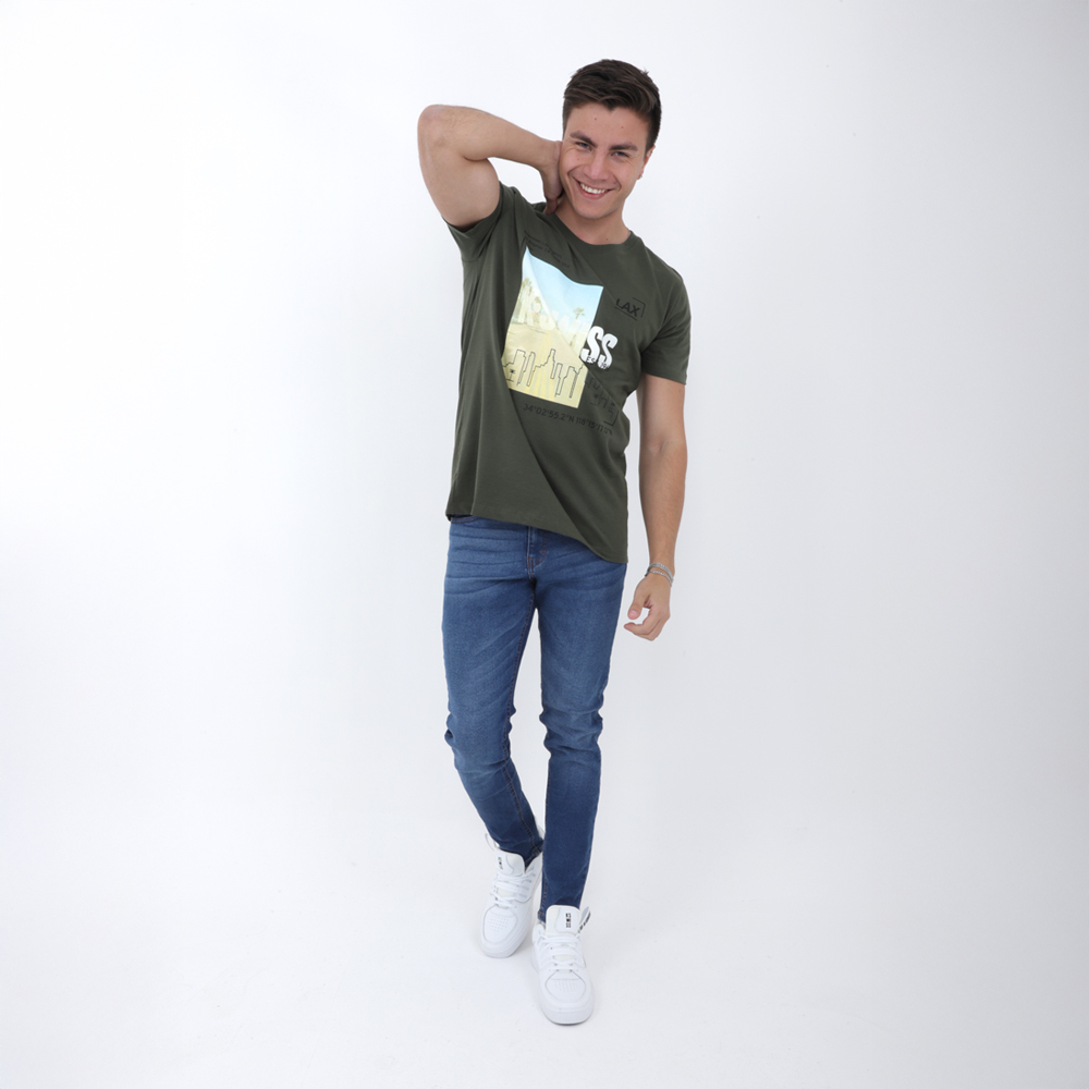 Playera Casual Gtsm-9 K-swiss Para Hombre