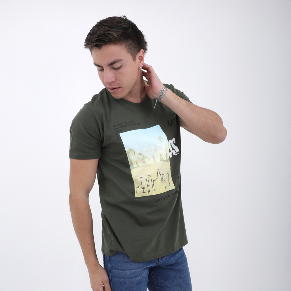 Foto 2 | Playera Casual Gtsm-9 K-swiss Para Hombre