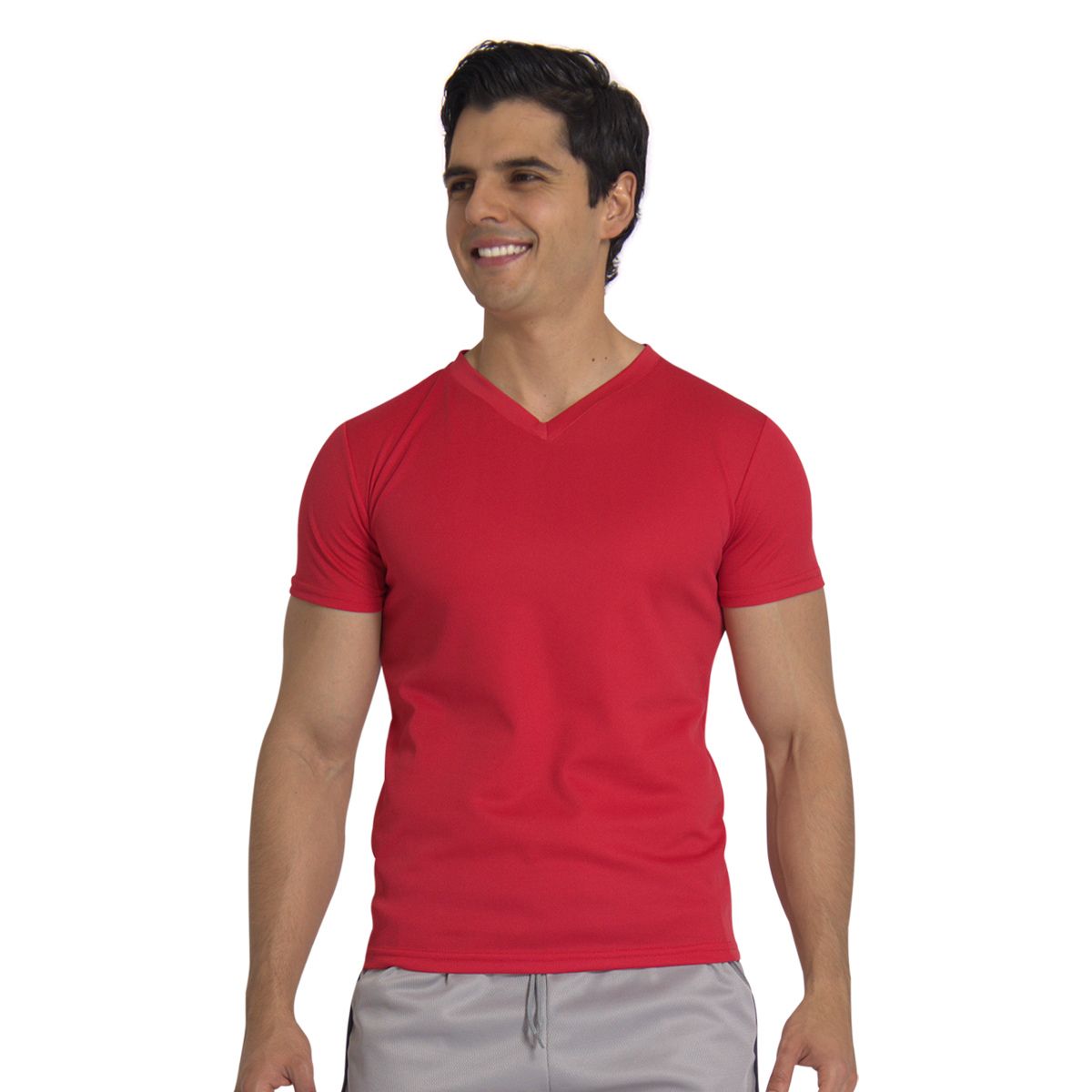 Foto 5 | Paquete De 5 Playeras Deportivas Cuello V Para Hombre Chb Chili Beans Clothing Co.