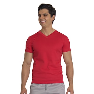 Foto 5 | Paquete De 5 Playeras Deportivas Cuello V Para Hombre Chb Chili Beans Clothing Co.