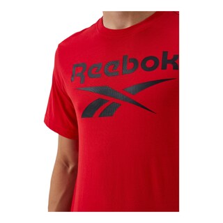 Foto 3 | Playera Reebok Reebok Identity Big Logo Tee Color Rojo Para Hombre Modelo 100070994