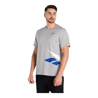 Foto 4 | Playera Reebok Ri Cross Check Tee Color Gris Para Hombre Modelo 100205469