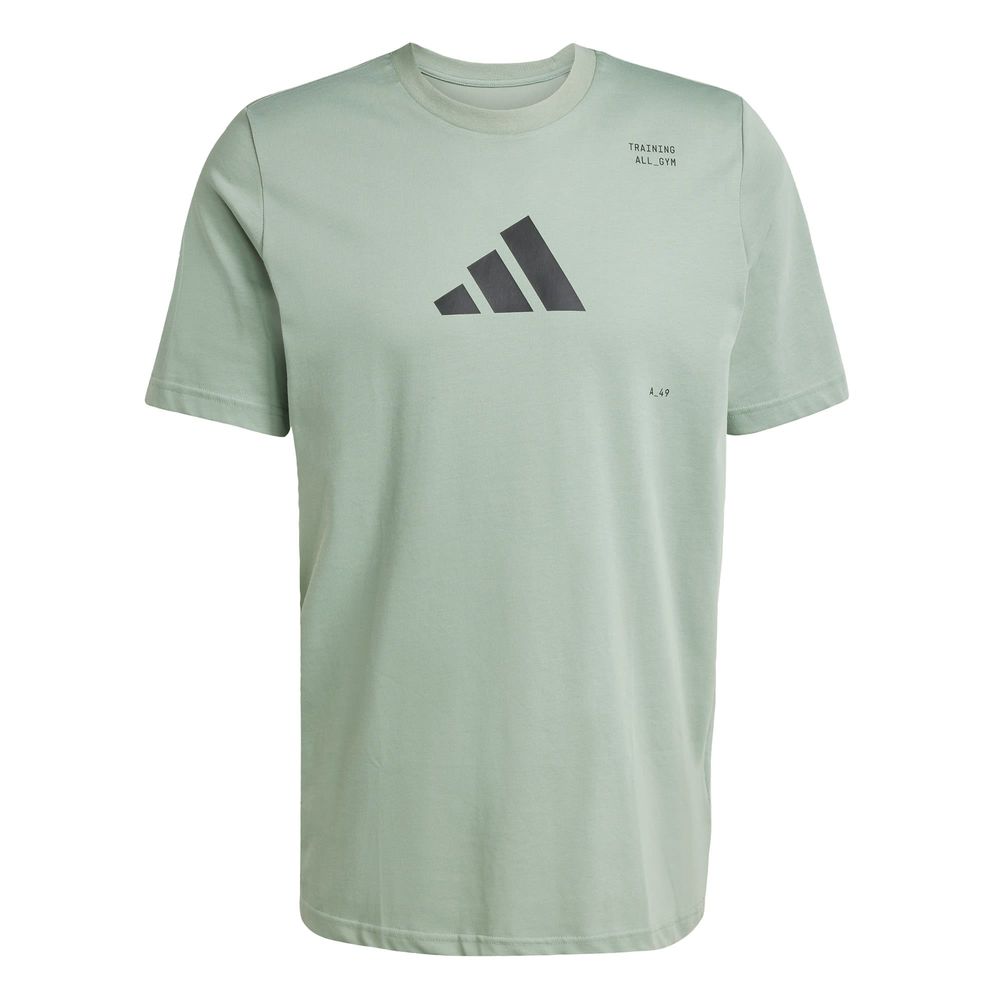 Foto 2 pulgar | Playera Estampada All-gym Category Adidas Verde Hombre