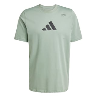 Foto 1 | Playera Estampada All-gym Category Adidas Verde Hombre
