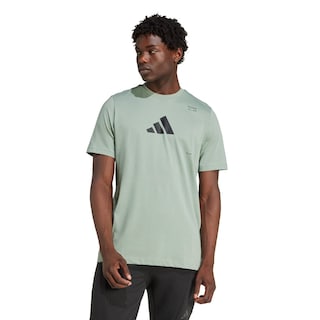 Foto 2 | Playera Estampada All-gym Category Adidas Verde Hombre