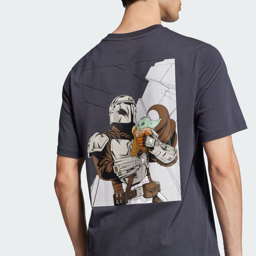 Foto 7 pulgar | Jersey Adidas X Star Wars Mandalorian Adidas Gris Hombre