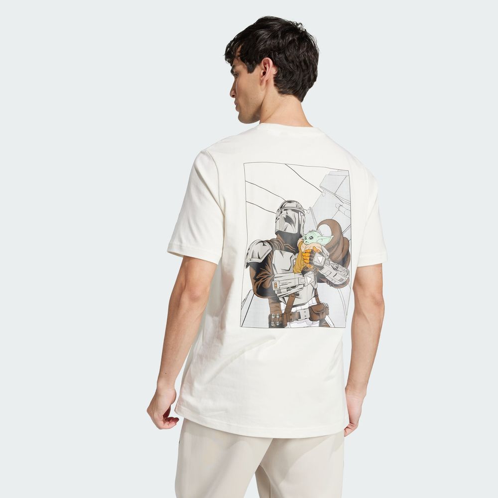 Foto 5 pulgar | Jersey Adidas X Star Wars Mandalorian Adidas Blanco Hombre