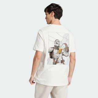 Foto 4 | Jersey Adidas X Star Wars Mandalorian Adidas Blanco Hombre