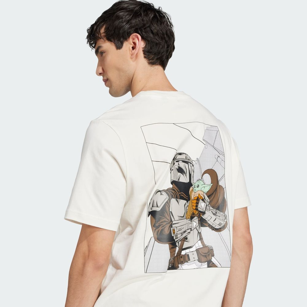 Foto 8 pulgar | Jersey Adidas X Star Wars Mandalorian Adidas Blanco Hombre