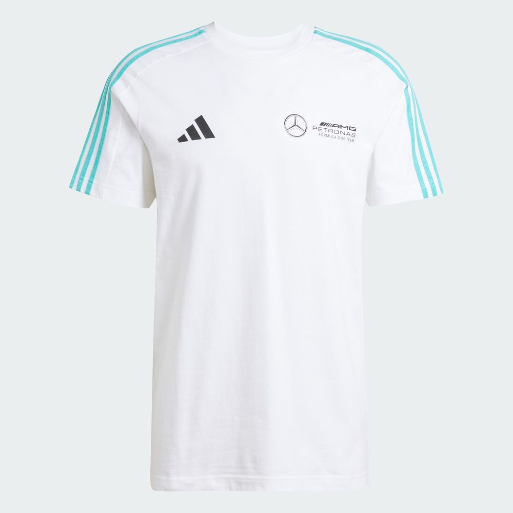 Foto 3 pulgar | Playera Dna Mercedes - Amg Petronas Formula One Team Adidas Blanco Hombre