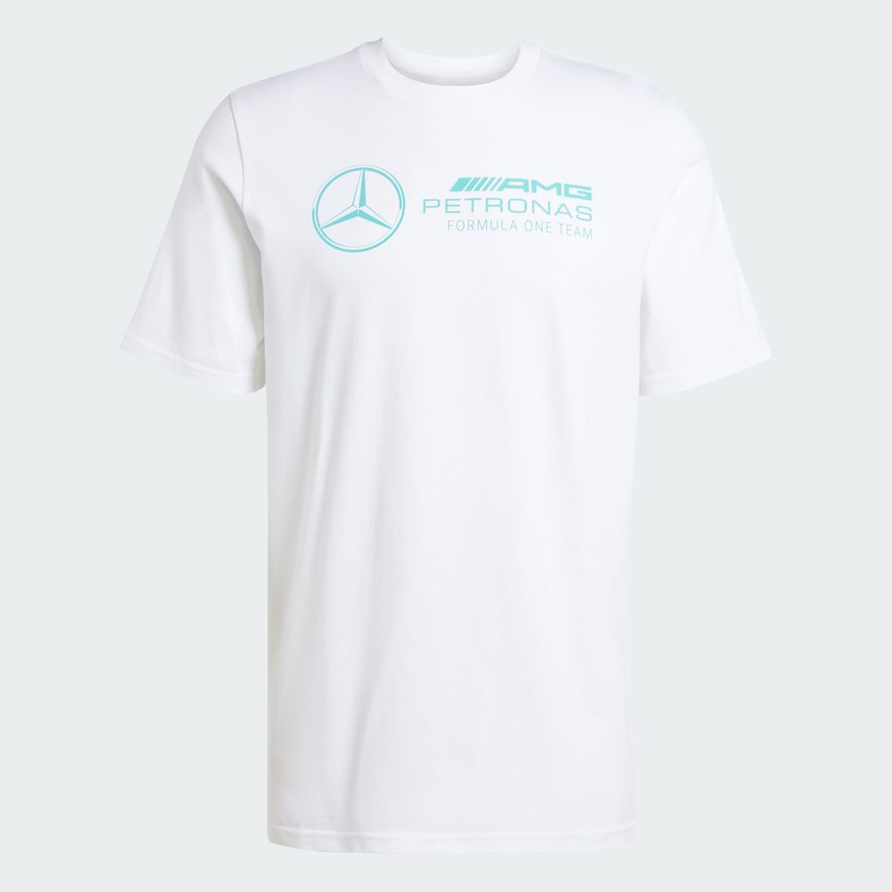 Foto 3 pulgar | Playera Estampada Dna Mercedes - Amg Petronas Formula One Team Adidas Blanco Hombre