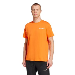 Foto 2 | Playera Graphic Adidas Naranja Unisex