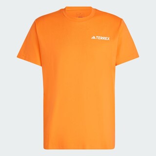 Foto 4 | Playera Graphic Adidas Naranja Unisex
