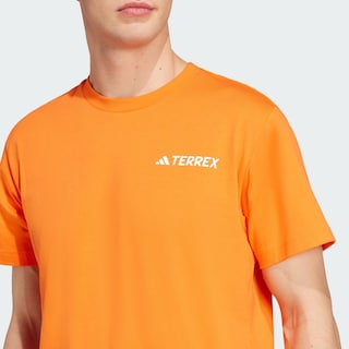 Foto 7 | Playera Graphic Adidas Naranja Unisex